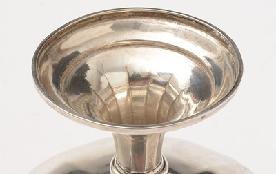 Lot 185 - A George V silver pedestal bon bon dish.