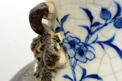 Lot 424 - Chinese crackle glaze vase