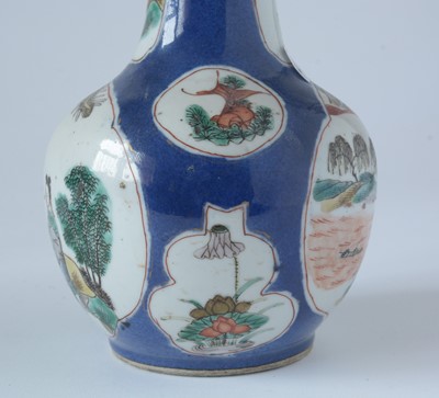 Lot 425 - Pair of Chinese bottle vase