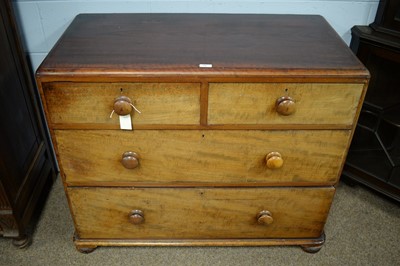 Lot 79 - Victorian mahogany chest of drawers.