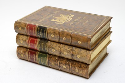 Lot 253 - Three volumes of a History of Newcastle and Gateshead, by Richard Welford