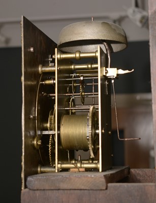 Lot 554 - William Bontell of London: an oak longcase clock
