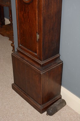 Lot 554 - William Bontell of London: an oak longcase clock