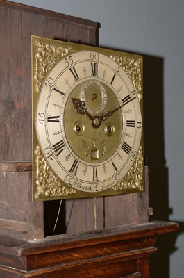Lot 554 - William Bontell of London: an oak longcase clock