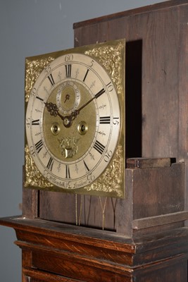 Lot 554 - William Bontell of London: an oak longcase clock