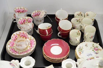 Lot 333 - A selection of coffee ware and decorative ceramics