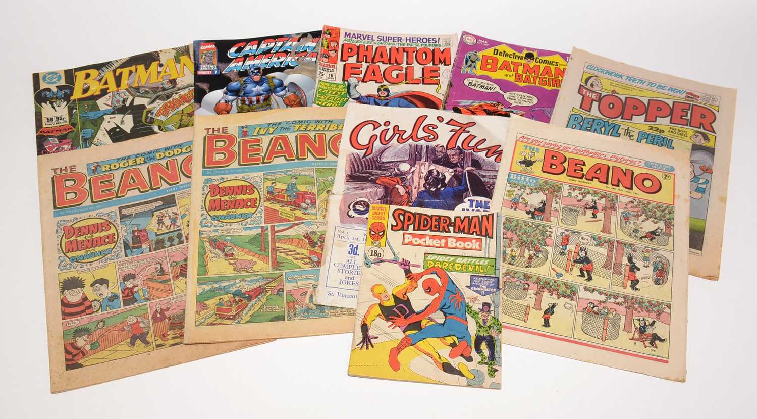 Lot 1439 - British and American Comics Various