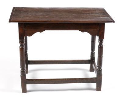 Lot 636 - An 18th Century oak side table