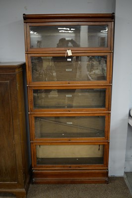 Lot 66 - The Globe-Wernicke Co Limited: a five-section modular bookcase
