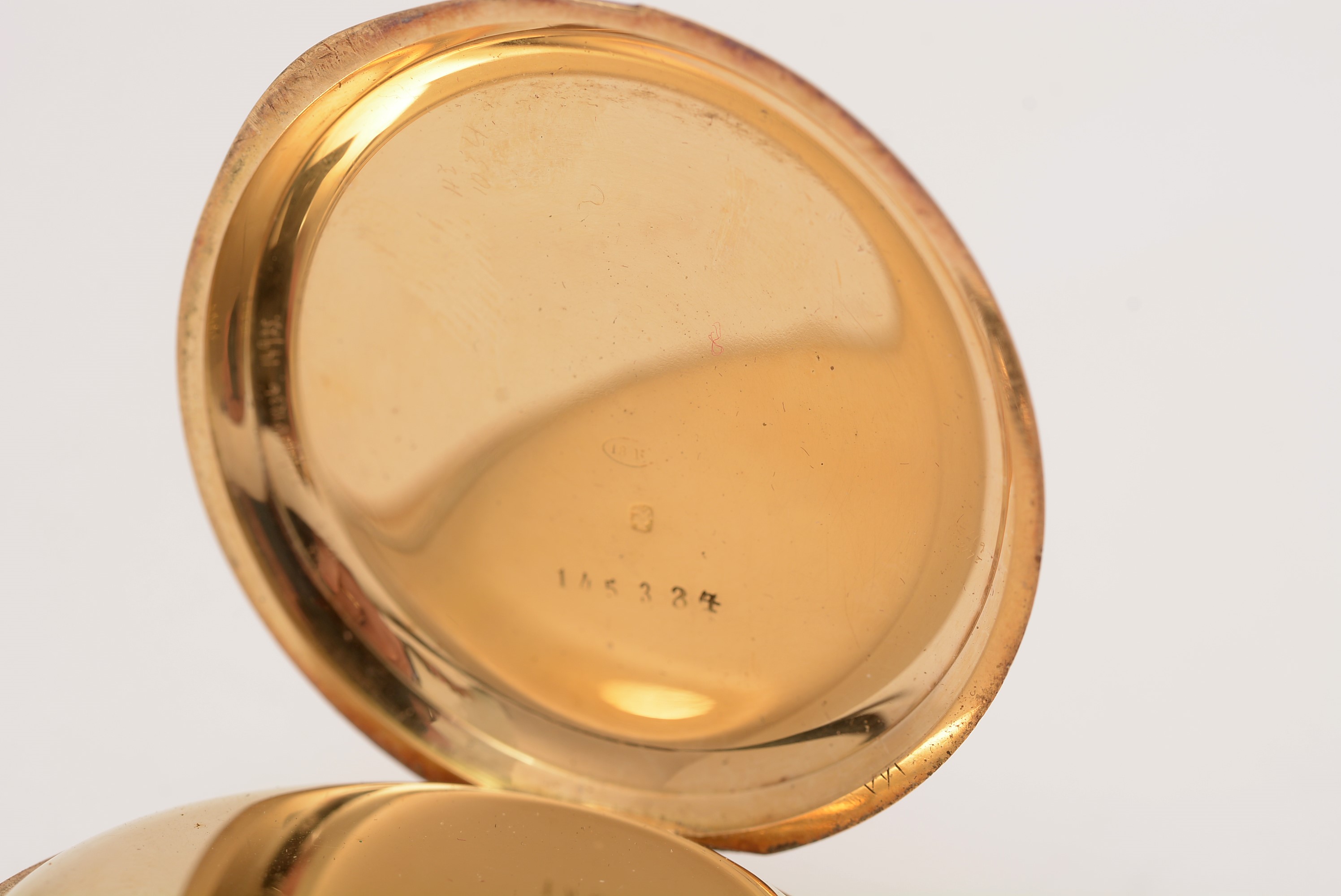 Lot 8 - Stauffer & Sons: an 18ct yellow gold open