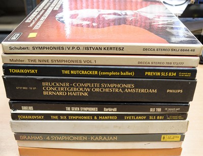 Lot 938 - Ten box sets of classical LP records