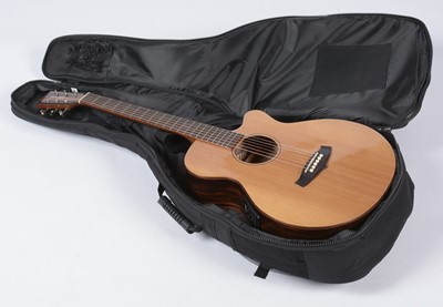 Lot 862 - Tanglewood Java TWJ SFCE electro-acoustic guitar