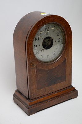 Lot 406 - An Edwardian Boulle mantel clock