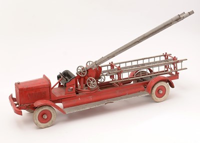 Lot 211 - Kingsbury Toys, Keene N.H., USA, clockwork fire truck
