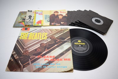 Lot 1005 - Beatles LP, and singles