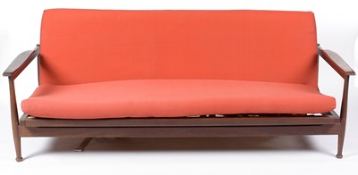 Lot 632 - Guy Rogers: a 1960's teak 'Manhattan' sofa bed.