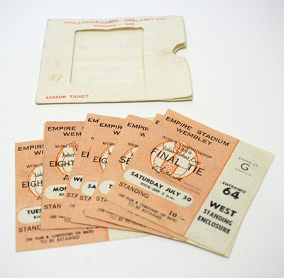 Lot 652 - 1966 World Cup football tickets