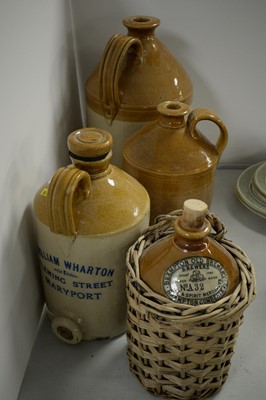 Lot 356 - Selection of stoneware bottles.