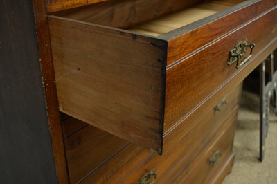 Lot 61 - Edwardian chest of drawers.