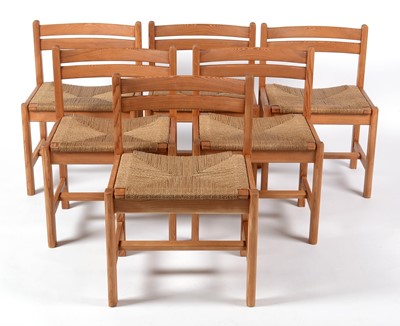 Lot 640 - Børge Mogensen for Karl Andersson & Söner: six 'Asserbo' chairs.