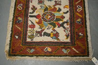 Lot 150 - A modern Persian style rug; a modern Persian runner; and a Caucasian runner.