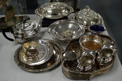 Lot 403 - Selection of silver-plated ware.