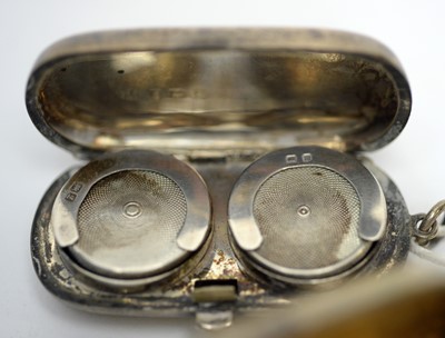 Lot 177 - Two early 20th Century silver sovereign cases