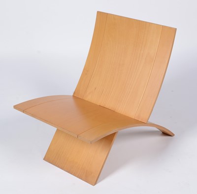 Lot 648 - Jens Nielson for Westnofa: a 'Laminex' beech plywood chair