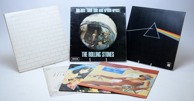 Lot 996 - Rolling Stones and Pink Floyd LPs