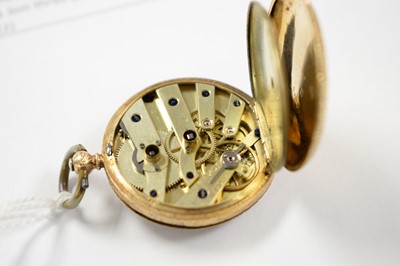 Lot 188 - A late 19th Century lady's fob watch