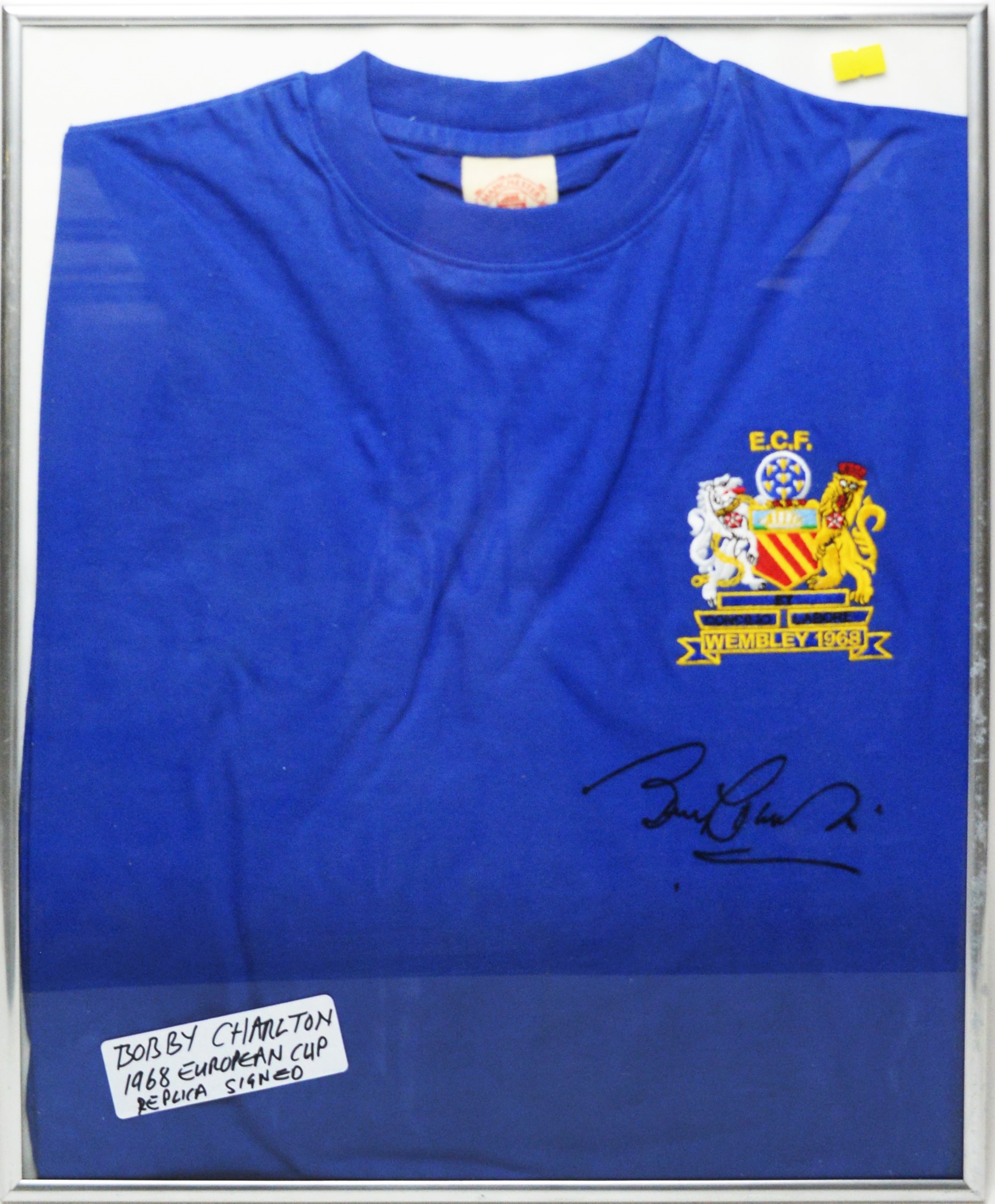 Framed Manchester United 1968 Home Football Shirt Signed By 10 With Charlton Coa - View #14