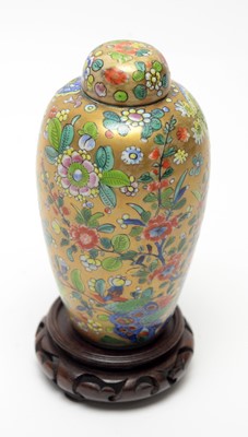 Lot 439 - Clobbered Chinese small vase