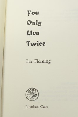 Lot 124 - Ian Fleming - You Only Live Twice.