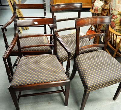Lot 31 - Four 19th Century dining chairs