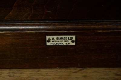 Lot 19 - An early 20th C miniature chest of six drawers.