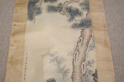 Lot 253 - Early 20th Century Chinese - watercolour scroll painting
