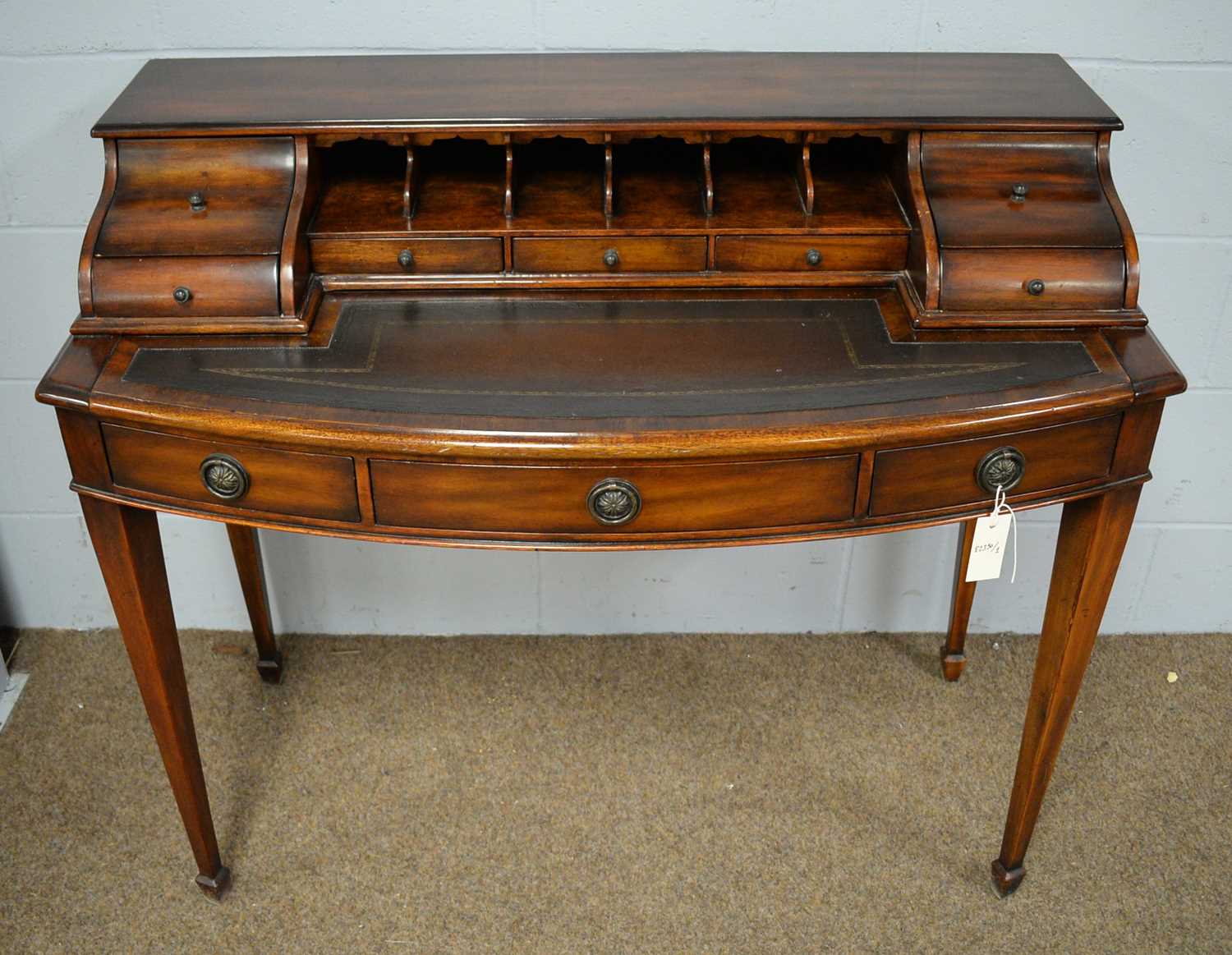 Lot 67 - A George III style mahogany writing desk