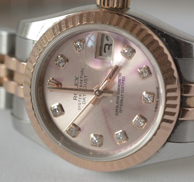Lot 27 - Rolex Oyster Perpetual Datejust Superlative chronometer lady's wristwatch
