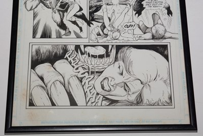 Lot 35 - A page of original comic artwork