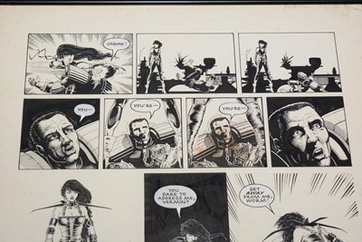 Lot 34 - A page of original comic artwork