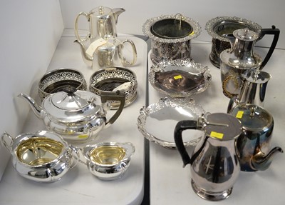 Lot 313 - Selection of silver-plated ware.
