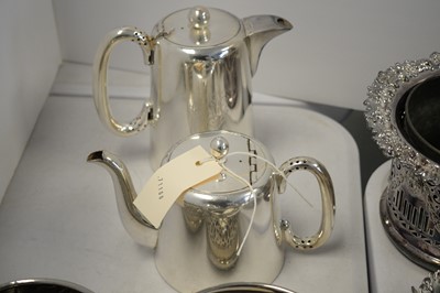 Lot 313 - Selection of silver-plated ware.