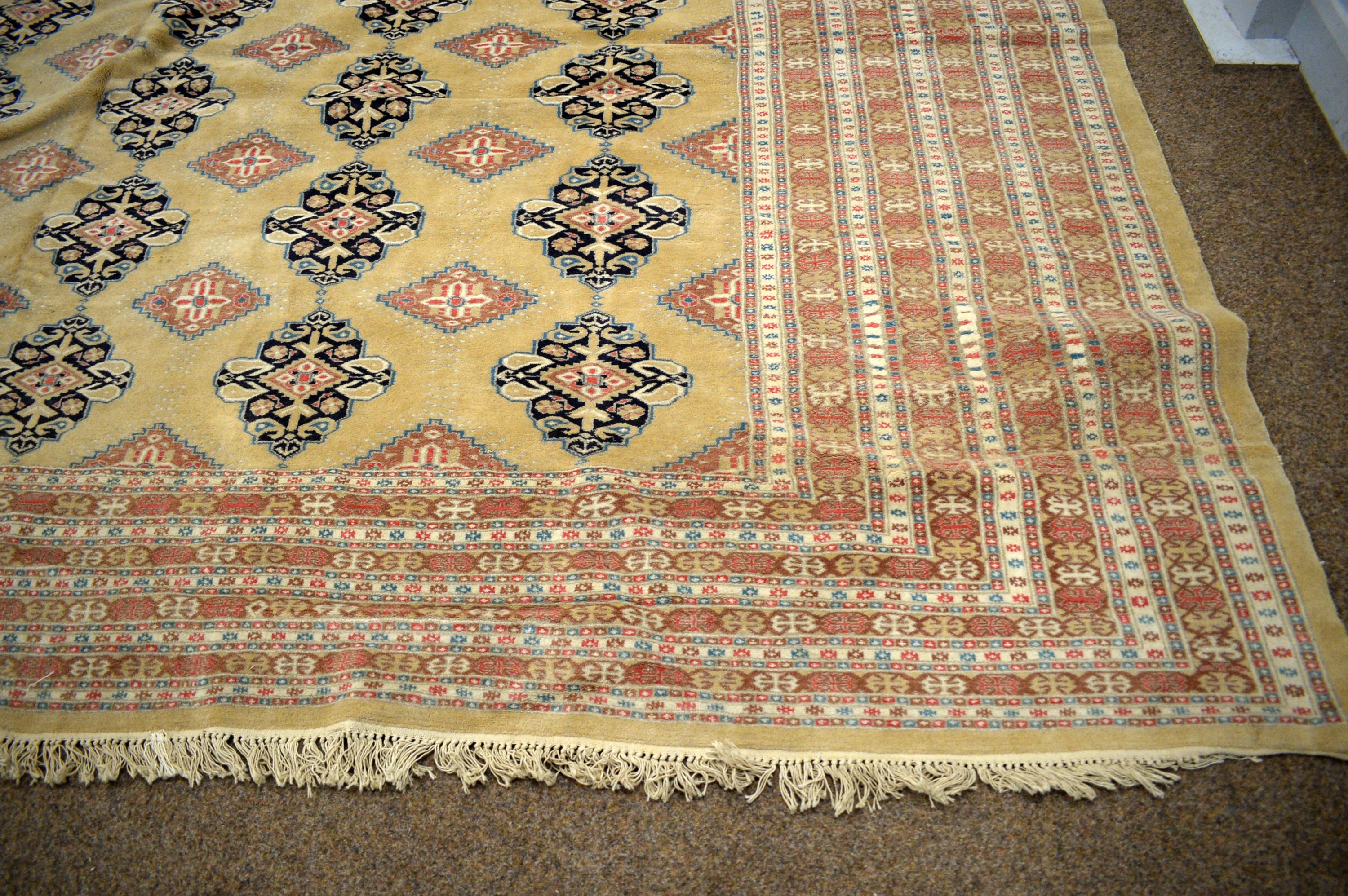 Lot 140 A large Pakistani carpet in the Persian