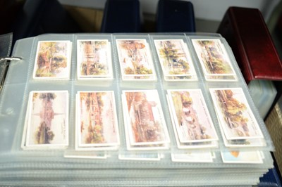 Lot 488 - A collection of twelve albums of cigarette cards