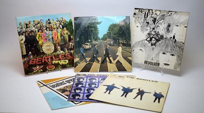 Lot 944 - Six Beatles LPs
