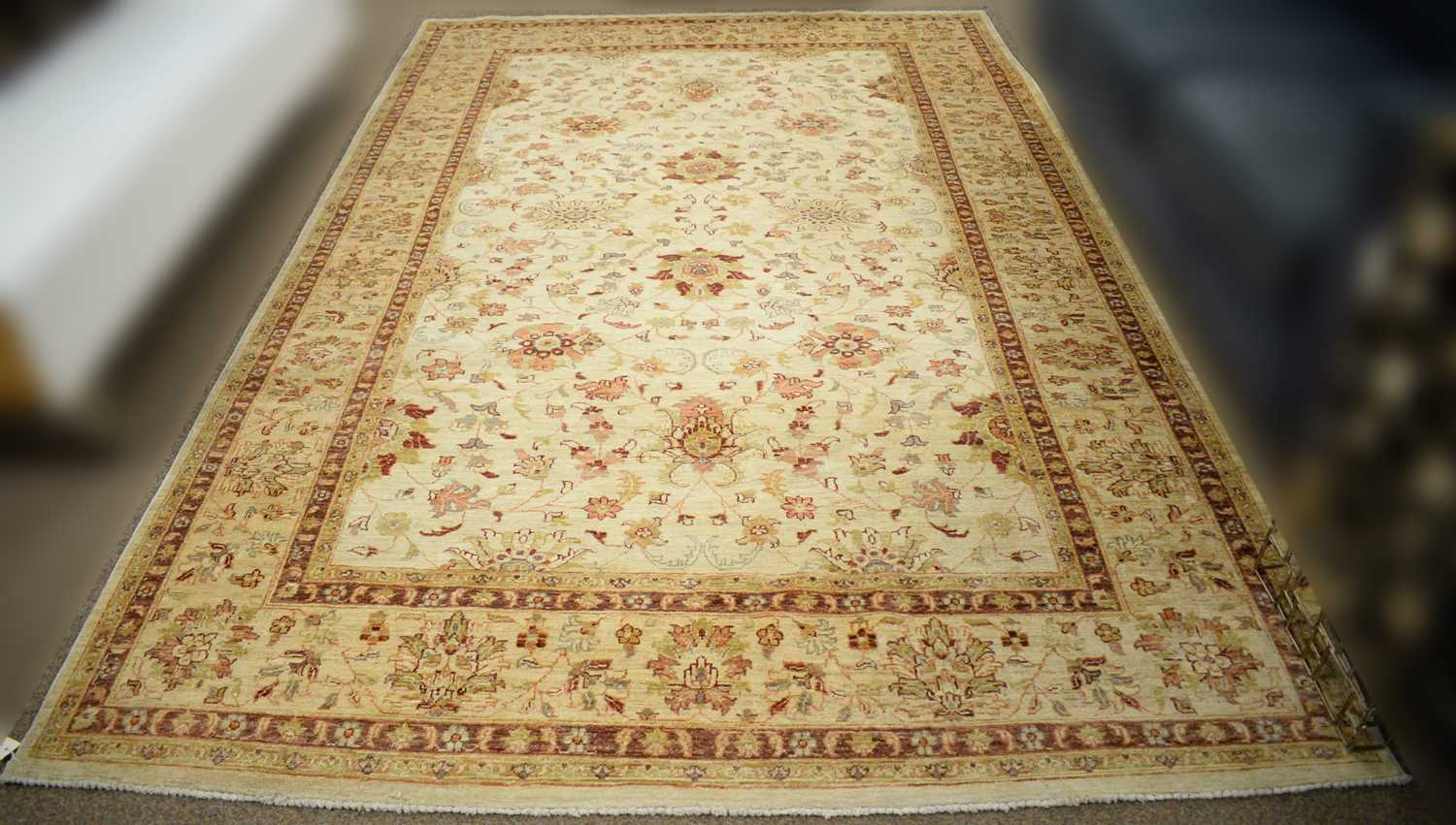 Lot 128 - A large modern Persian style rug