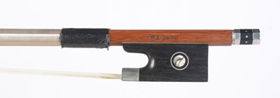 Lot 829 - German Violin Bow stamped W E Dorfler