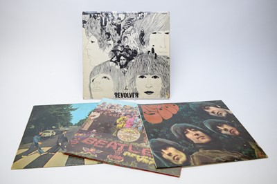 Lot 1014 - Four Beatles LPs
