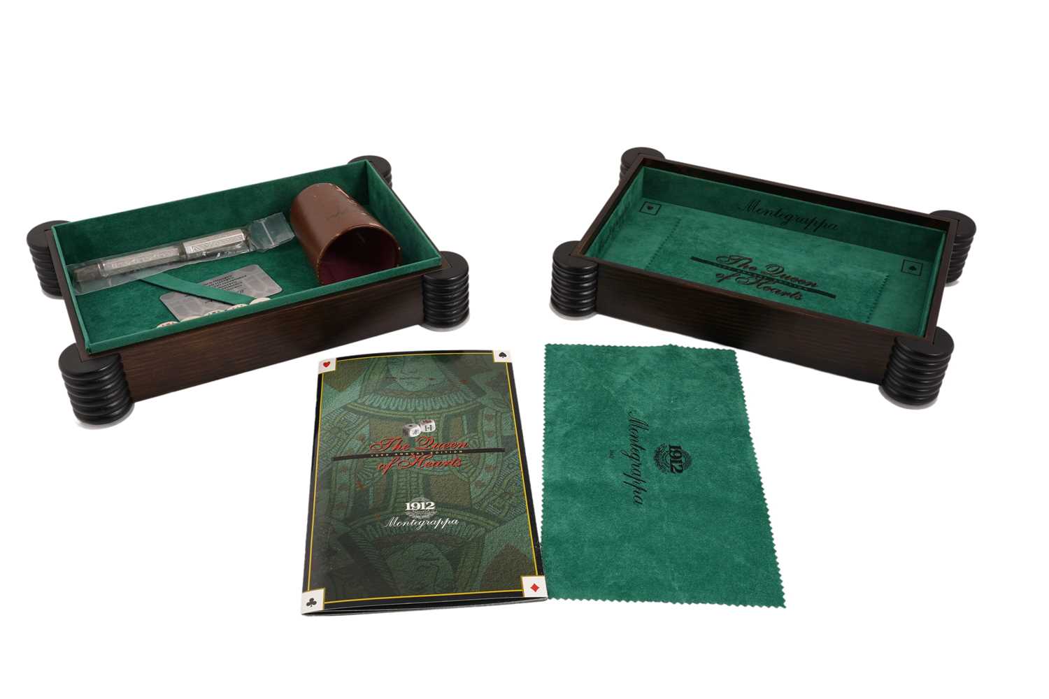 Lot 241 - A Montegrappa limited edition 'The Queen of Hearts' silver pen