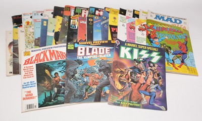 Lot 338 - Marvel, Curtis and other Comics Magazines.